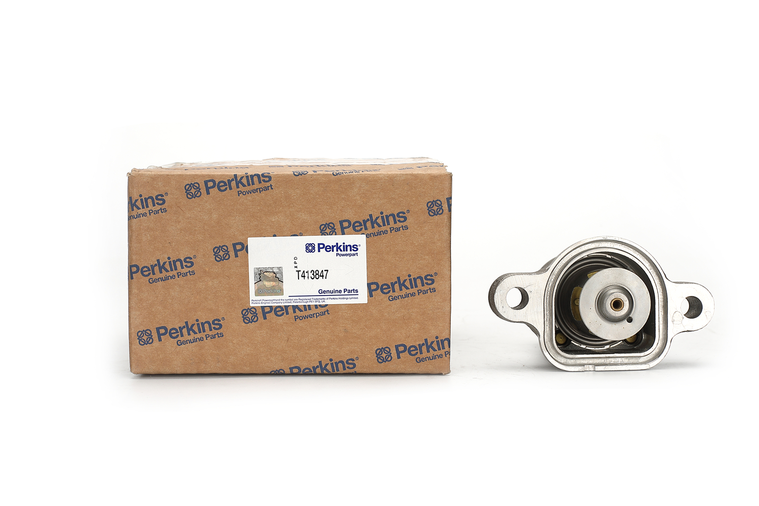 Perkins engine thermostat assembly t413847 